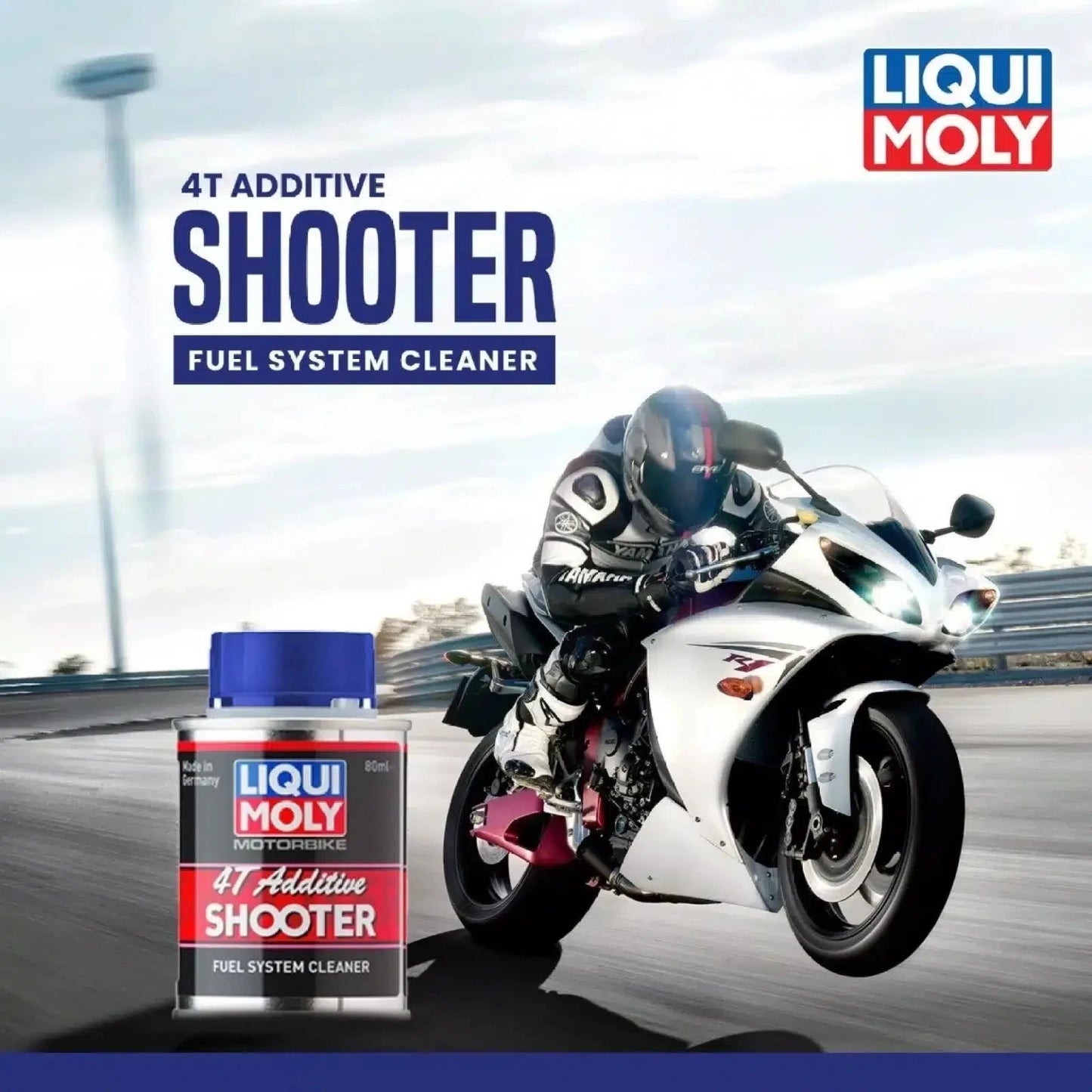 X2 Liqui Moly Motorbike 4T Additive Shooter 7822 80ml (Pack of 2) FREE SHIPPING