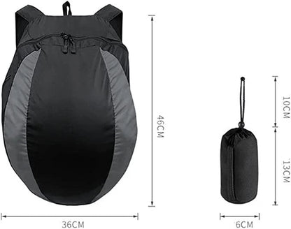 Motorbike Helmet Backpack Waterproof 28L Foldable Storage Bag Fits Full Face